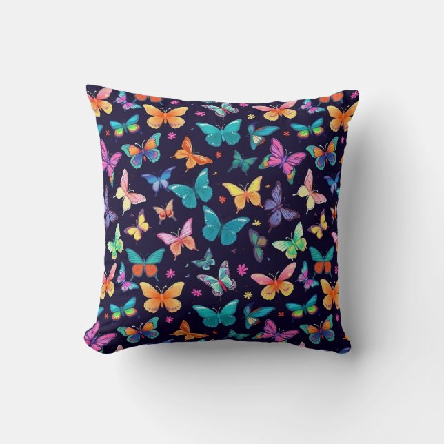 Butterflies Flying Cushion (Front)
