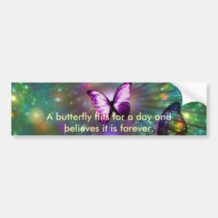 Butterflies Forever Bumper Sticker