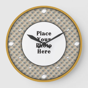 Butterflies Frame Your Photo Wall Clock