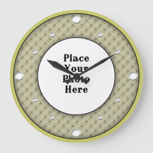 Butterflies Frame Your Photo Wall Clock