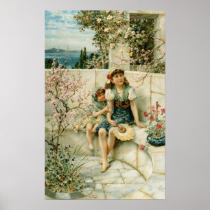 Butterflies, from the Pears Annual, 1910 Poster