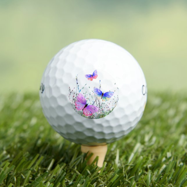 Butterflies Golf Balls (Insitu Tee)