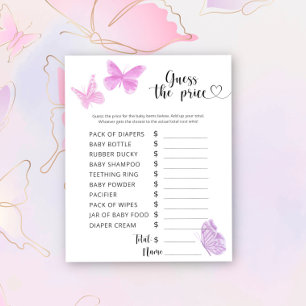 Butterflies - Guess the price! Game