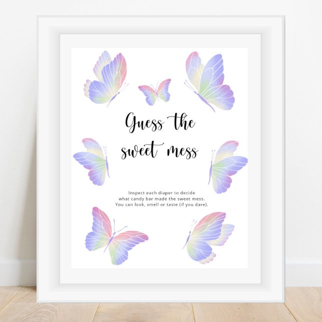 Butterflies - guess the sweet mess game poster (Creator Uploaded)
