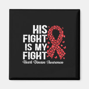 Butterflies His Fight Is My Fight Heart Disease Aw Magnet