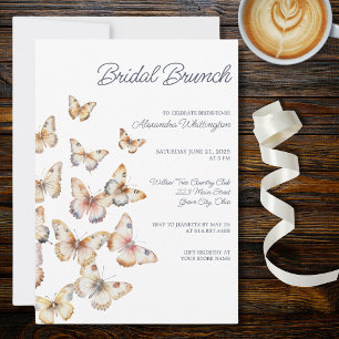 Butterflies in Flight Bridal Shower Invitation