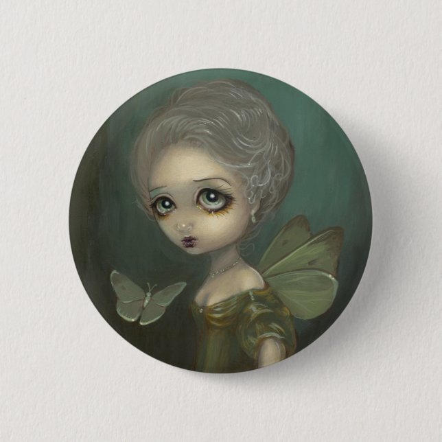 "Butterflies in Gloom" Button (Front)