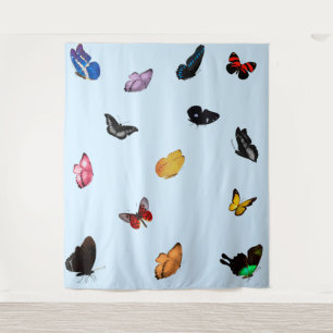 Butterflies in Sky Tapestry