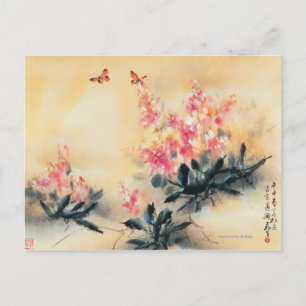 Butterflies in Spring Postcard