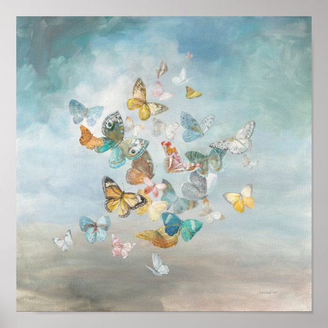Butterflies in the Clouds Poster (Front)