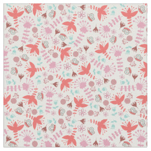 Butterflies in the Garden Pattern Fabric