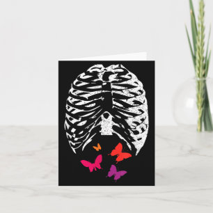 Butterflies In The Stomach Halloween Card