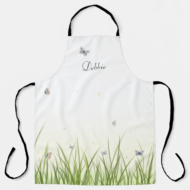 Butterflies in the Sun Personalised Gardener Apron (Front)