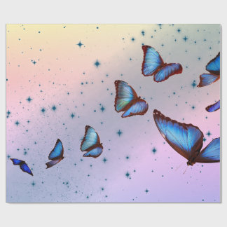 BUTTERFLIES IN TWILIGHT Wrapping Paper