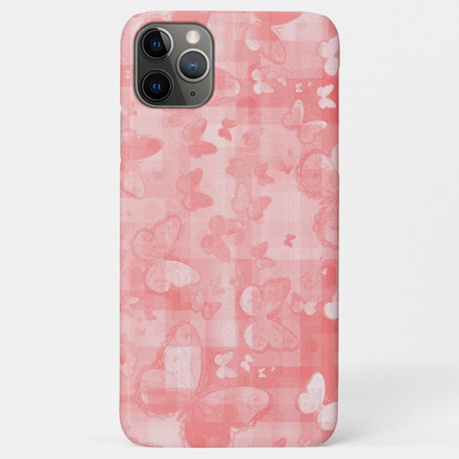Butterflies Insect Pattern Design Case-Mate iPhone Case (Back)
