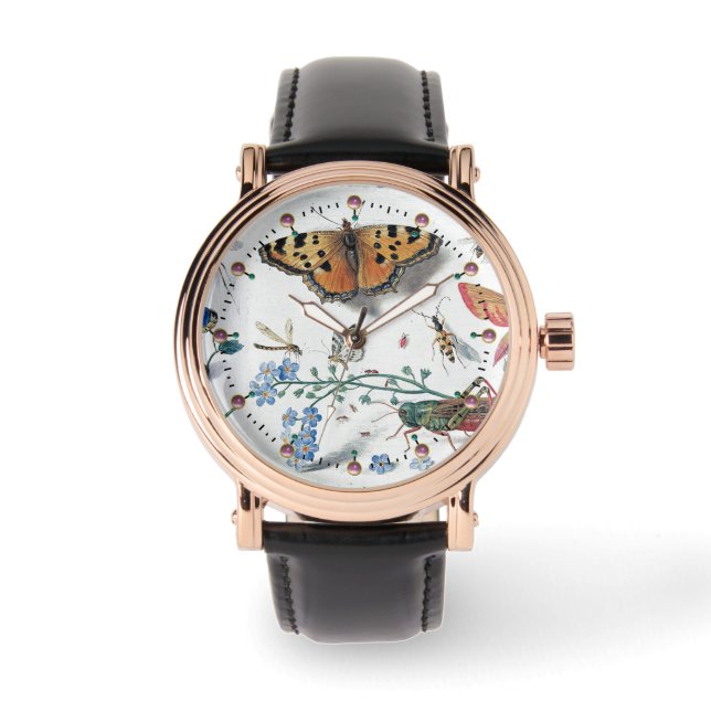BUTTERFLIES ,INSECTS , FLOWERS AND PLANTS WATCH (Front)