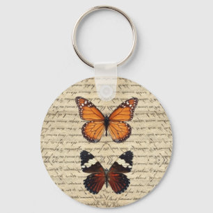 butterflies key ring