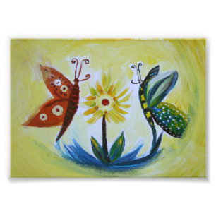 Butterflies Kodak Professional Photo Paper (Satin) Print