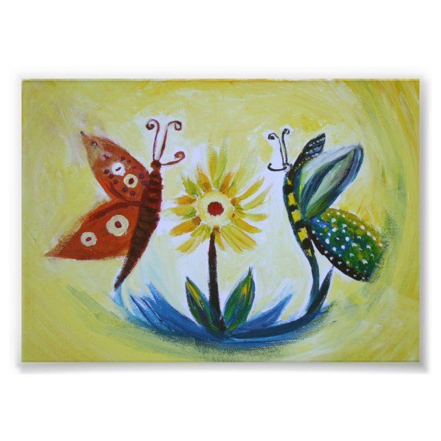 Butterflies Kodak Professional Photo Paper (Satin) Print (Front)