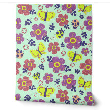 Butterflies, Ladybugs, Flowers, and Leaves