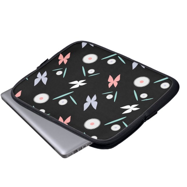 Butterflies Laptop Sleeve (Front Bottom)