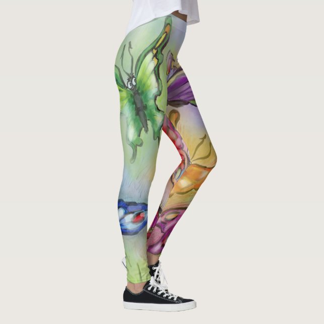 Butterflies Leggings (Right)