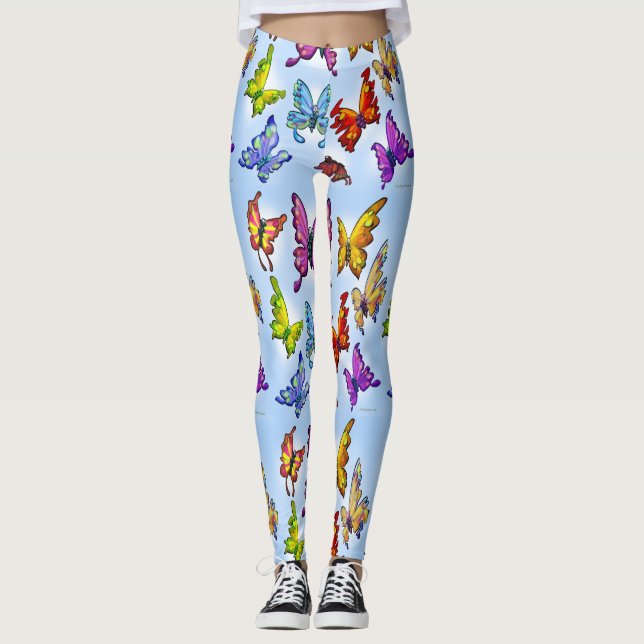 Butterflies Leggings (Front)