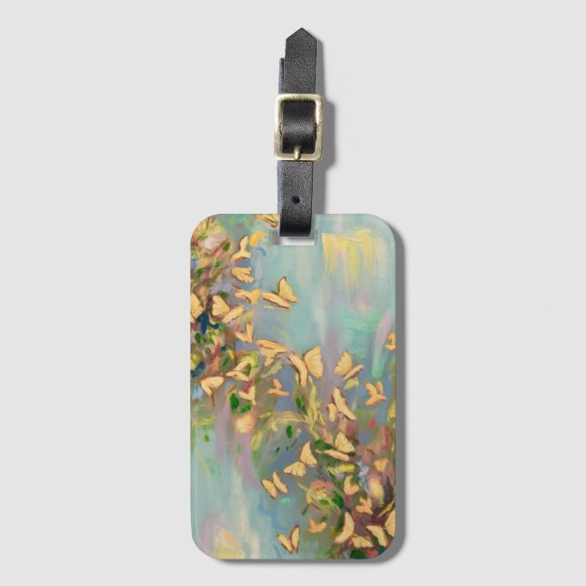 Butterflies Luggage Tag (Front Vertical)