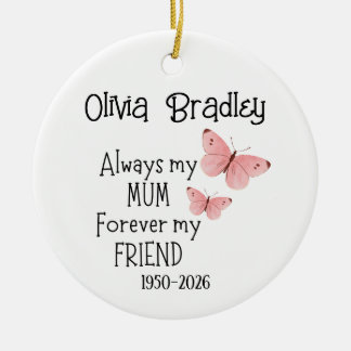 Butterflies Memorial Ornament for Mother