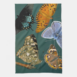 Butterflies Menagerie Kitchen Tea Towel