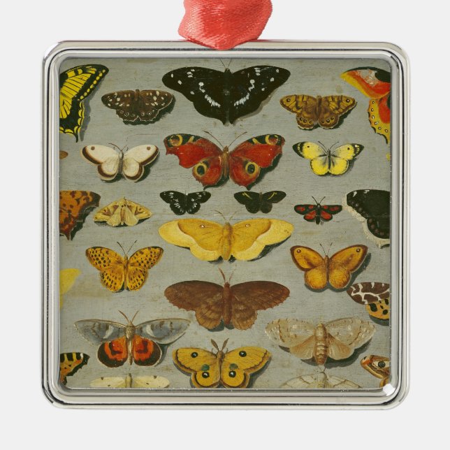 Butterflies Metal Ornament (Front)