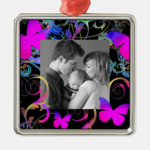 Butterflies Metal Tree Decoration