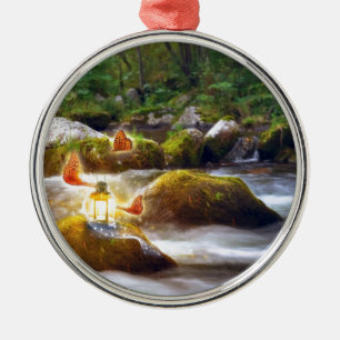 Butterflies Metal Tree Decoration