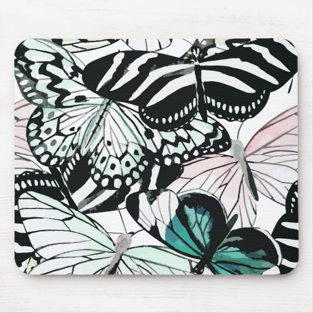 Butterflies Mouse Pad (Front)