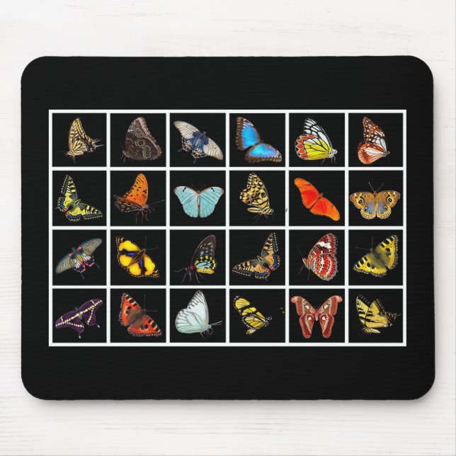 Butterflies Mouse Pad (Front)
