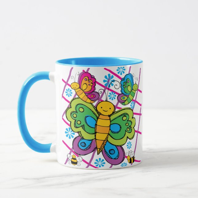 Butterflies Mug (Left)