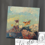 Butterflies | Odilon Redon Magnet<br><div class="desc">Butterflies (1910) by French artist Odilon Redon. Original fine art painting is oil on canvas depicting colourful abstract butterflies against a blue sky background. 

Use the design tools to add custom text or personalise the image.</div>