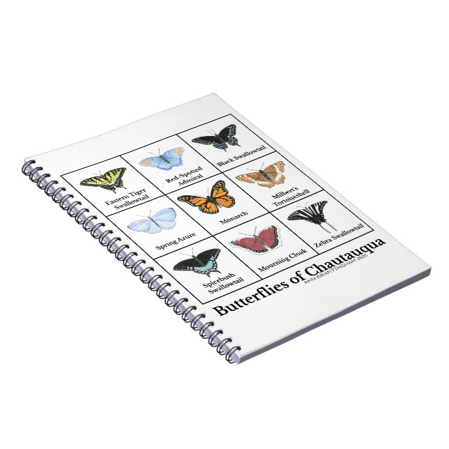 Butterflies of Chautauqua Notebook (Right Side)