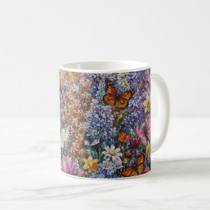 Butterflies of Paradise – A Colourful Wildflower  Coffee Mug