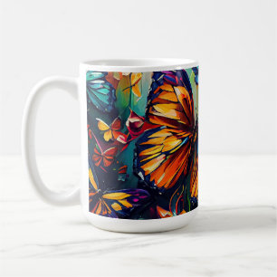 Butterflies Oil Painting Style design 8 Coffee Mug