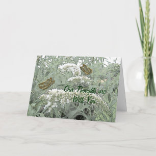 Butterflies on a Butterfly Bush- customise Card