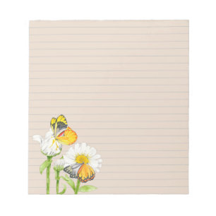 Butterflies on a Medium Sized Notepad