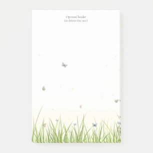 Butterflies on a Sunny Day Personalizable Post-it Notes