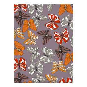 Butterflies Pattern Poster