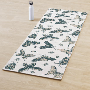 Butterflies Pattern Yoga Mat