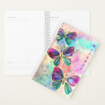 Butterflies Planner with Custom Name and Year<br><div class="desc">Personalised Name Butterflies Planners MIGNED Painting - Choose / Add Your Name / Year / Text / Font / Colour - with Customisation tool !</div>