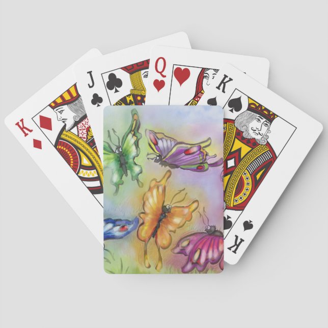 Butterflies Playing Cards (Back)