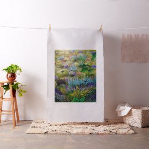 Butterflies playing in Field Fabric