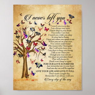 Butterflies & Poem Printing Poster Paper  (Matte)