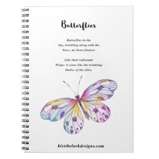 Butterflies - Poetry - Jessica Fuqua - Notebook